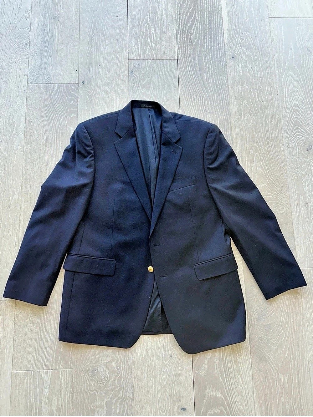 Lauren Ralph Lauren Classic Fit Wool Blazer Men's Navy